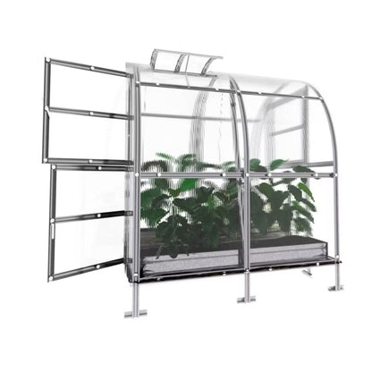 Drivhus 2x2 m 4 mm Polycarbonat 4 m²