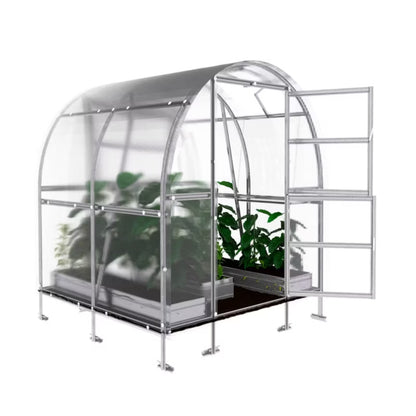 Drivhus 2x2 m 4 mm Polycarbonat 4 m²