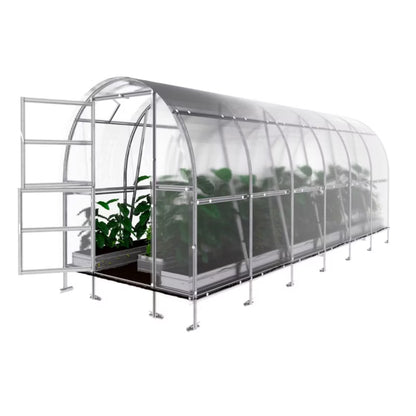 Drivhus 2x6 m 6 mm Polycarbonat 12 m²