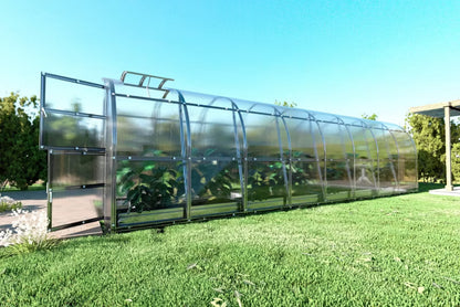 Drivhus 2x8 m 16 m² med 6 mm Polycarbonat