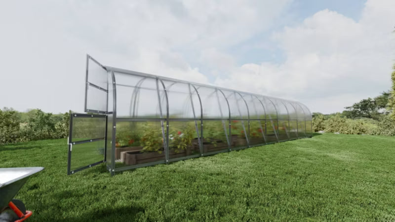 Drivhus 3x10 m 6 mm Polycarbonat 30 m²