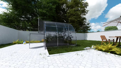 Drivhus 3x2 m 4 mm Polycarbonat 6 m²