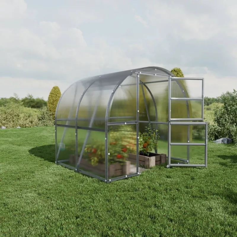 Drivhus 3x2 m Polycarbonat 6 mm 6 m²