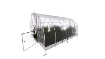 Drivhus 3x4 m 12 m² 6 mm Polycarbonat
