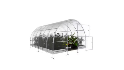 Drivhus 3x4 m 12 m² Polycarbonat 4 mm