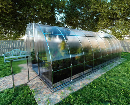 Drivhus 3x6 m 4 mm Polycarbonat 18 m²
