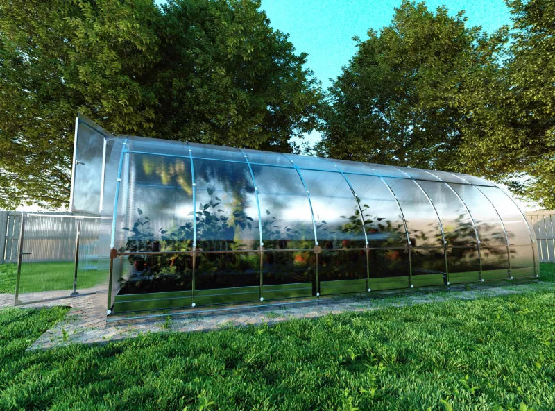 Drivhus 3x6 m 4 mm Polycarbonat 18 m²