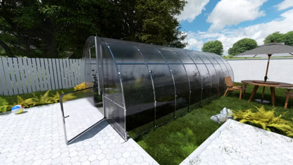 Drivhus 3x6 m 6 mm Polycarbonat 18 m²