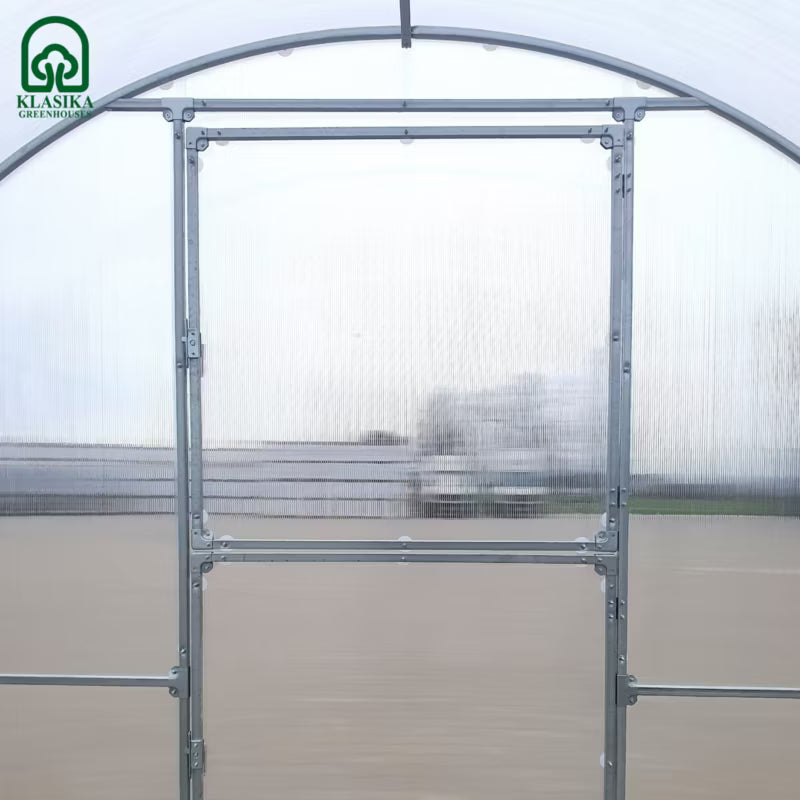 Drivhus 3x6 m 6 mm Polycarbonat 18 m²