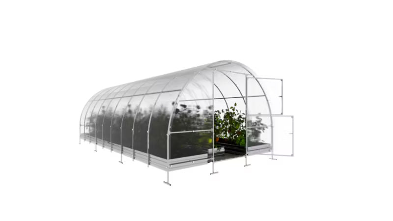 Drivhus 3x6 m 6 mm Polycarbonat 18 m²