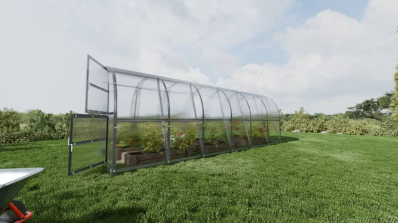 Drivhus 3x6 m Polycarbonat 6 mm 18 m²
