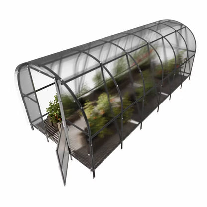 Drivhus 3x6 m Polycarbonat 6 mm 18 m²