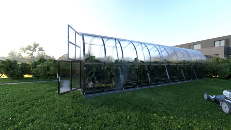 Drivhus 3x8 m Polycarbonat 4 mm 24 m²