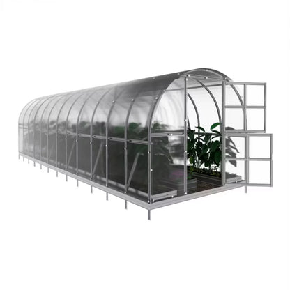 Drivhus 3x8 m Polycarbonat 4 mm 24 m²