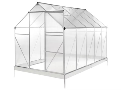 Drivhus Apulia 190x315 cm Sølv