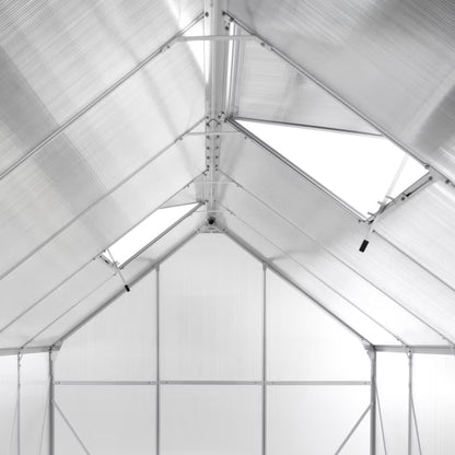 Drivhus Apulia 190x315 cm Sølv