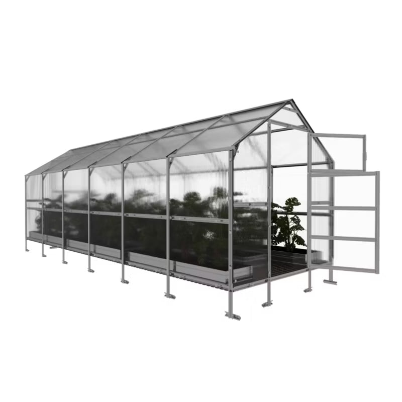 Drivhus Bernard 2,35x6 m Polycarbonat 14,1 m²