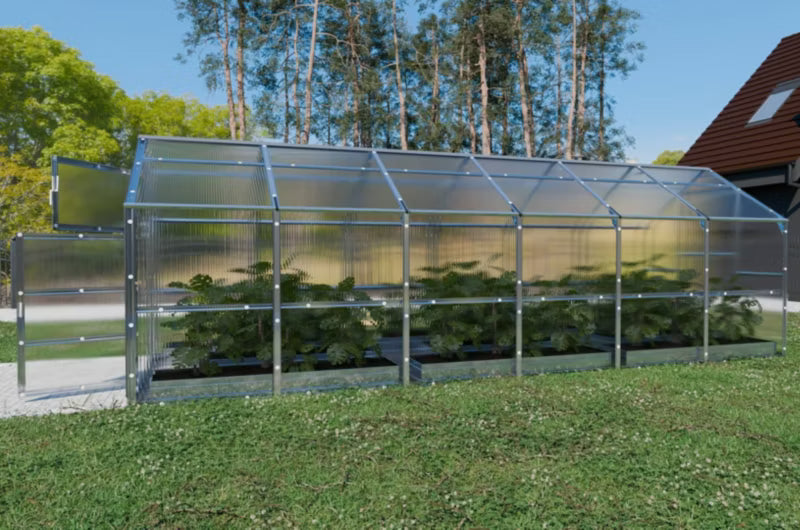 Drivhus Bernard 2,35x6 m Polycarbonat 14,1 m²