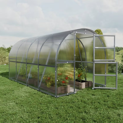 Drivhus Bue 3x4 m 12 m² 4 mm Polycarbonat