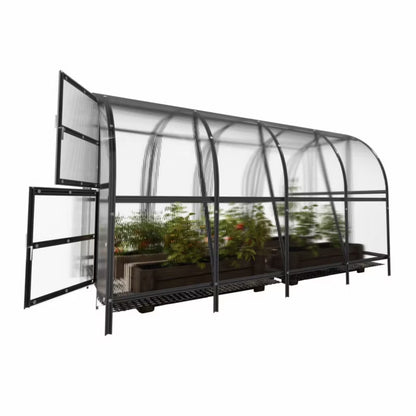Drivhus Bue 3x4 m 12 m² 4 mm Polycarbonat