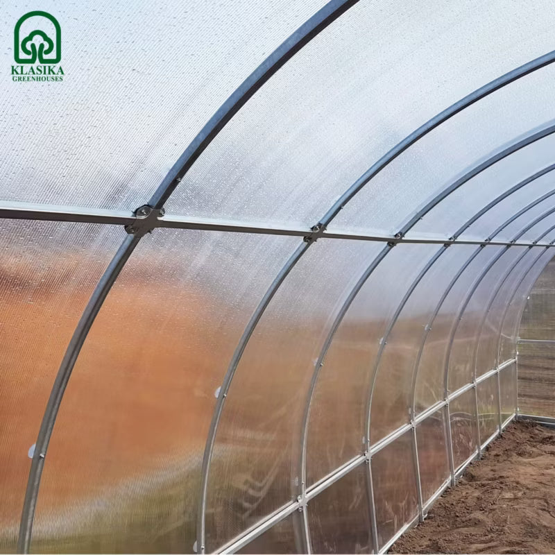 Drivhus Bue 3x4 m Polycarbonat 12 m²