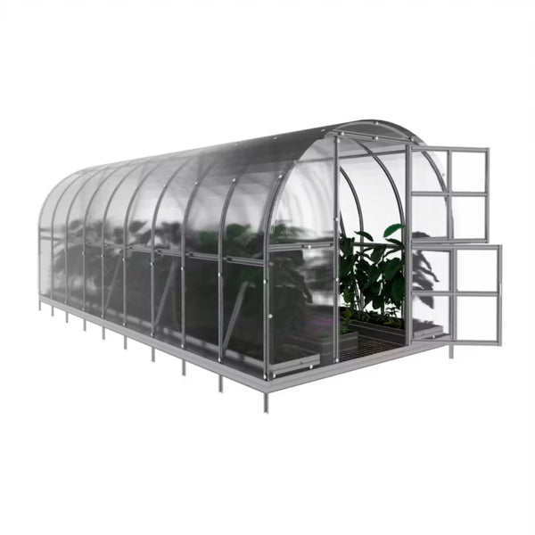 Drivhus Bue 3x6 m Polycarbonat 4 mm 18 m²