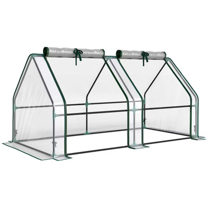 Drivhus Folietunnel 180x90x90 cm Transparent
