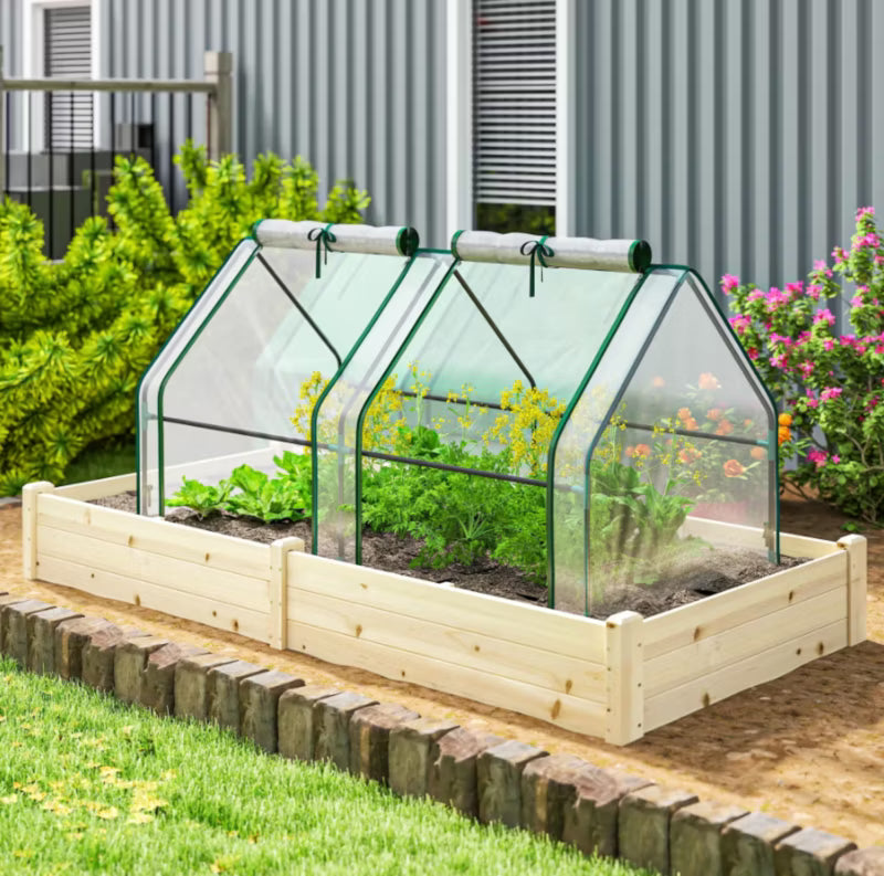 Drivhus Folietunnel 180x90x90 cm Transparent