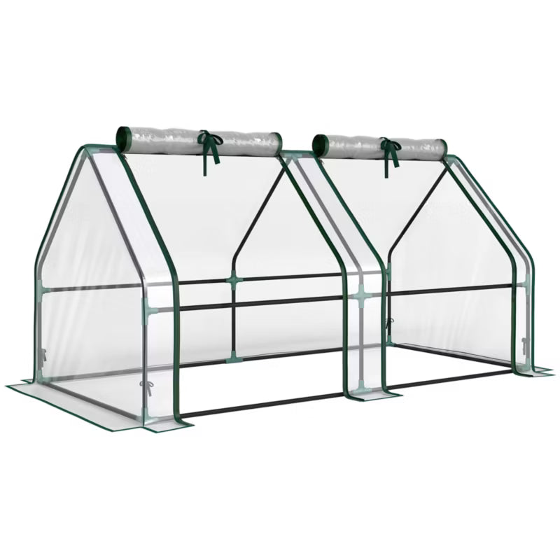 Drivhus Folietunnel 180x90x90 cm Transparent