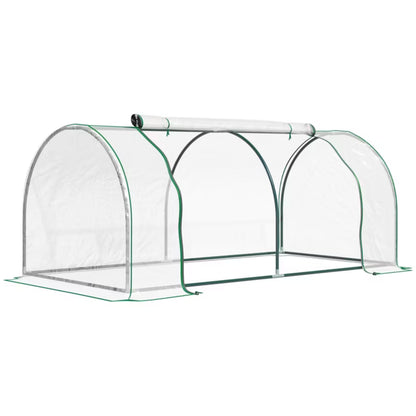 Drivhus Folietunnel 200x100x80 cm Transparent