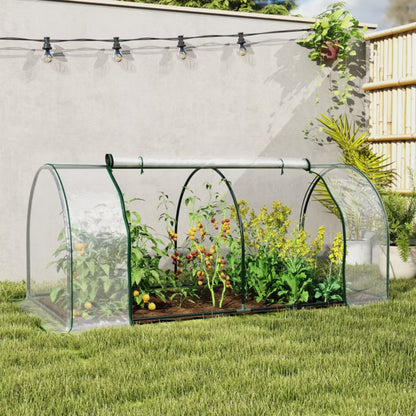 Drivhus Folietunnel 200x100x80 cm Transparent