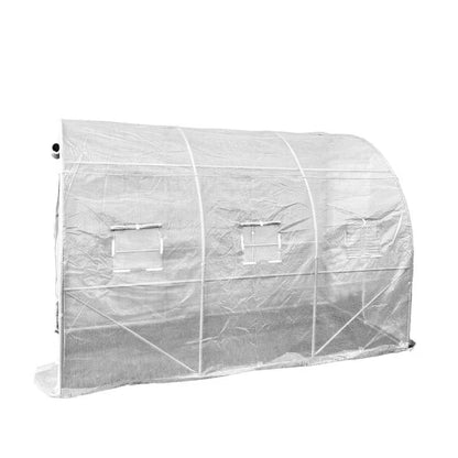 Drivhus Folietunnel 3x1,5 m Hvid 4,5 m²