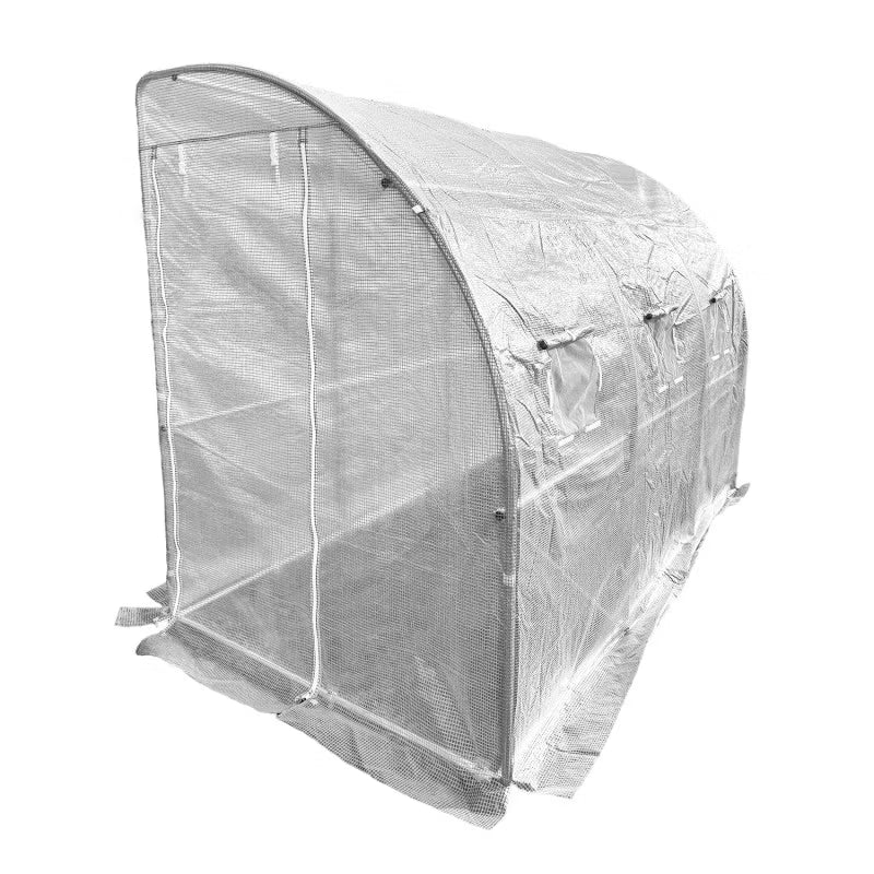 Drivhus Folietunnel 3x1,5 m Hvid 4,5 m²