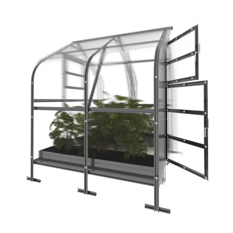 Drivhus KLASIKA Drop 2,5x2 m 4 mm Polycarbonat 5 m²