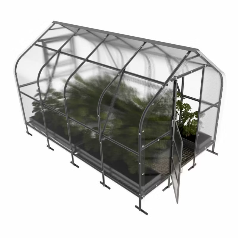 Drivhus KLASIKA DROP 2,5x4 m 10 m² 6 mm Polycarbonat