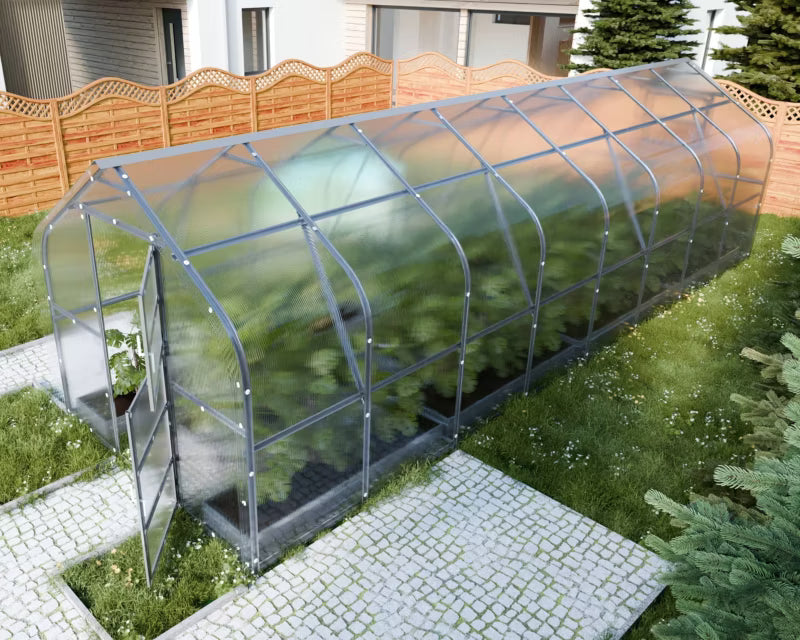 Drivhus KLASIKA Drop 2,5x8 m 20 m² 4 mm Polycarbonat