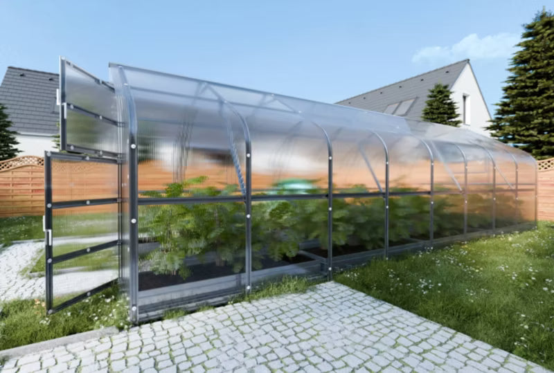 Drivhus KLASIKA Drop 2,5x8 m 20 m² 4 mm Polycarbonat