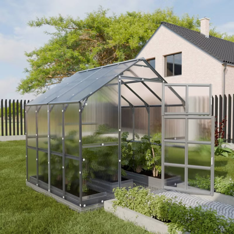 Drivhus KLASIKA HOUSE 2,35x2,12 m 6 mm Polycarbonat