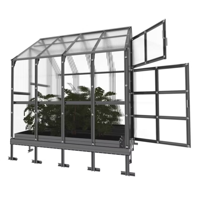Drivhus KLASIKA HOUSE 2,35x2,12 m 6 mm Polycarbonat