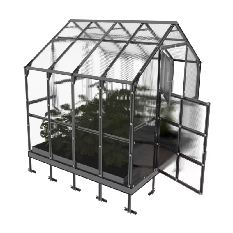 Drivhus KLASIKA HOUSE 2,35x2,12 m 6 mm Polycarbonat