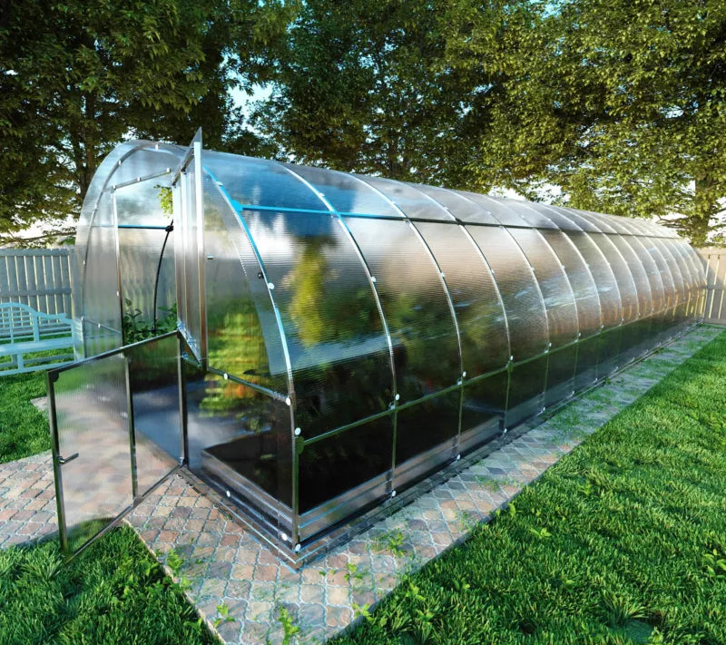 Drivhus KLASIKA TUBE 3x10 m 6 mm Polycarbonat 30 m²