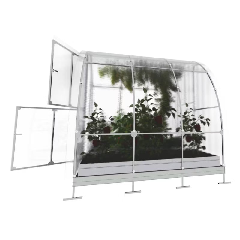 Drivhus KLASIKA TUBE 3x2 m 4 mm Polycarbonat 6 m²