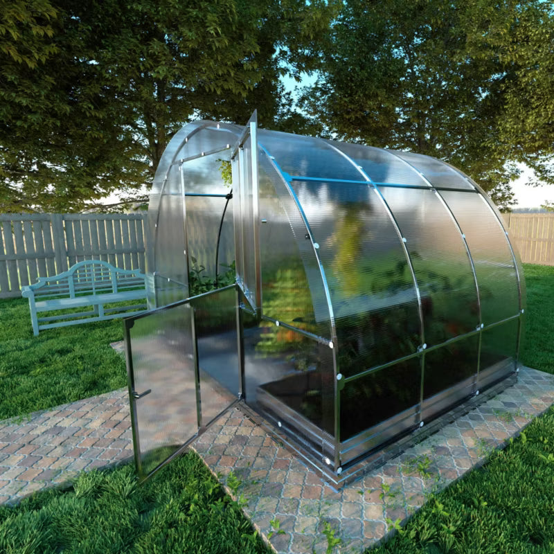 Drivhus KLASIKA TUBE 3x2 m 6 m² 6 mm Polycarbonat
