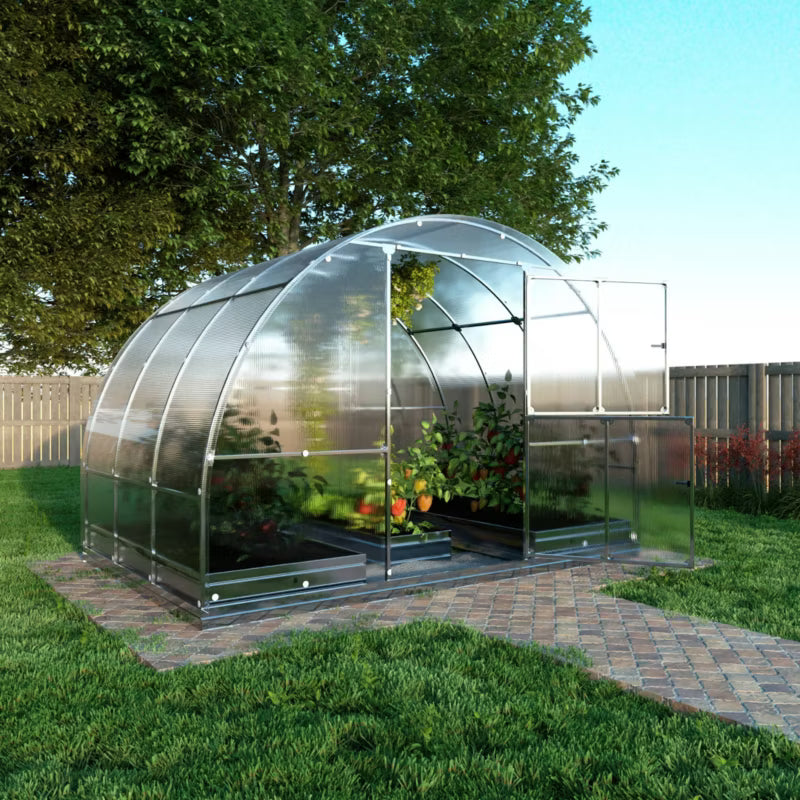 Drivhus KLASIKA TUBE 3x2 m 6 m² 6 mm Polycarbonat