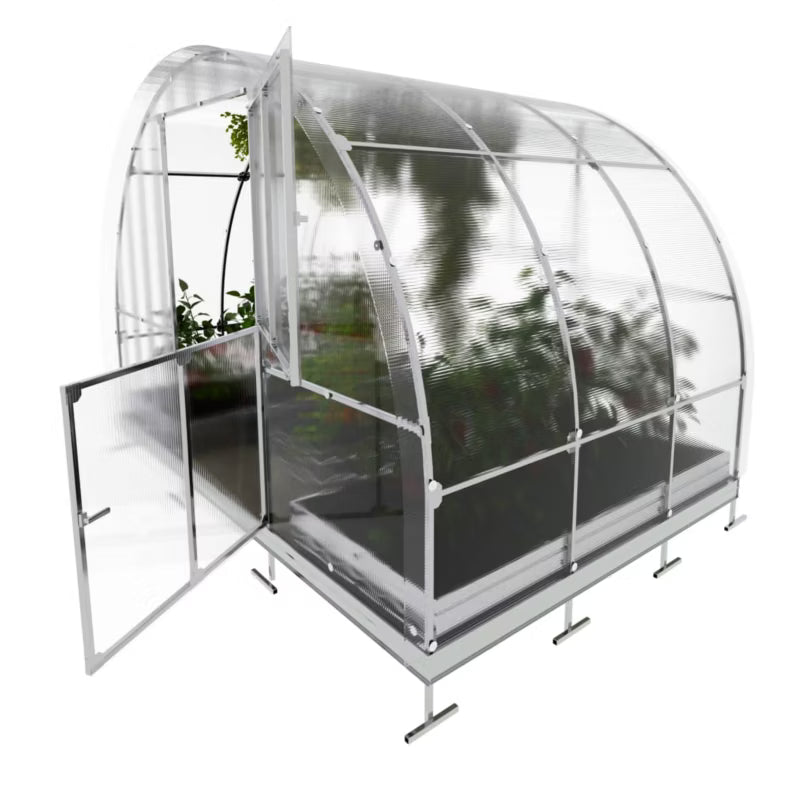 Drivhus KLASIKA TUBE 3x2 m 6 m² 6 mm Polycarbonat