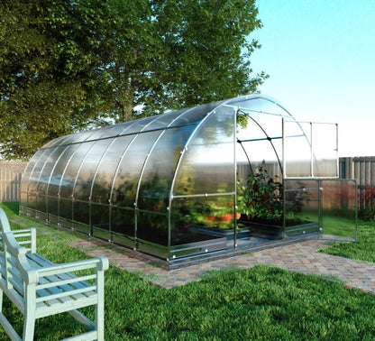Drivhus KLASIKA TUBE 3x6 m 4 mm Polycarbonat