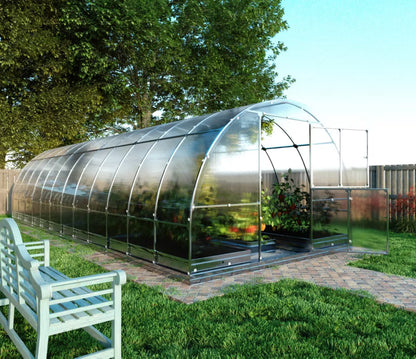 Drivhus KLASIKA TUBE 3x8 m 6 mm Polycarbonat 24 m²