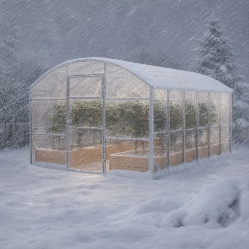 Drivhus Polka 300x400 cm 5 mm Polycarbonat 12 m²