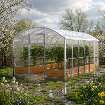 Drivhus Polka 300x600 cm Polycarbonat 18 m²