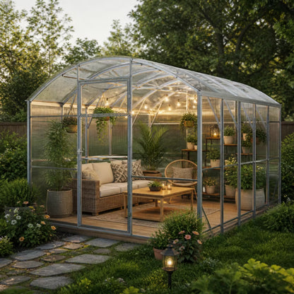 Drivhus Polka 300x600 cm Polycarbonat 18 m²